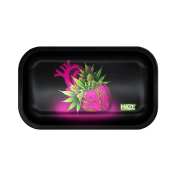 Face du plateau Green Pulse, cœur rose et feuillage