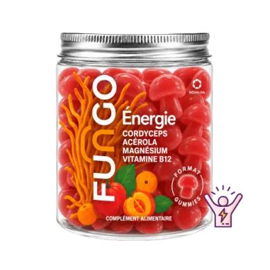 Gummies Énergie Cordyceps Acérola Magnésium Vitamine B12 | FUNGO