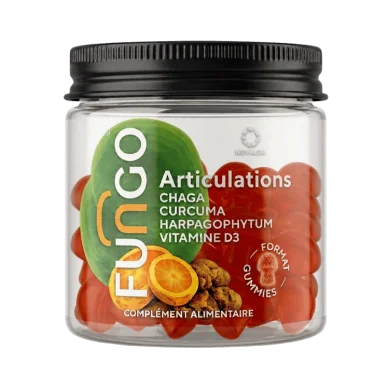 Gummies Articulations Chaga Curcuma Vitamine D3 | FUNGO