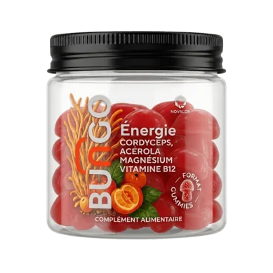 Gummies Énergie Cordyceps Acérola Magnésium Vitamine B12 | FUNGO