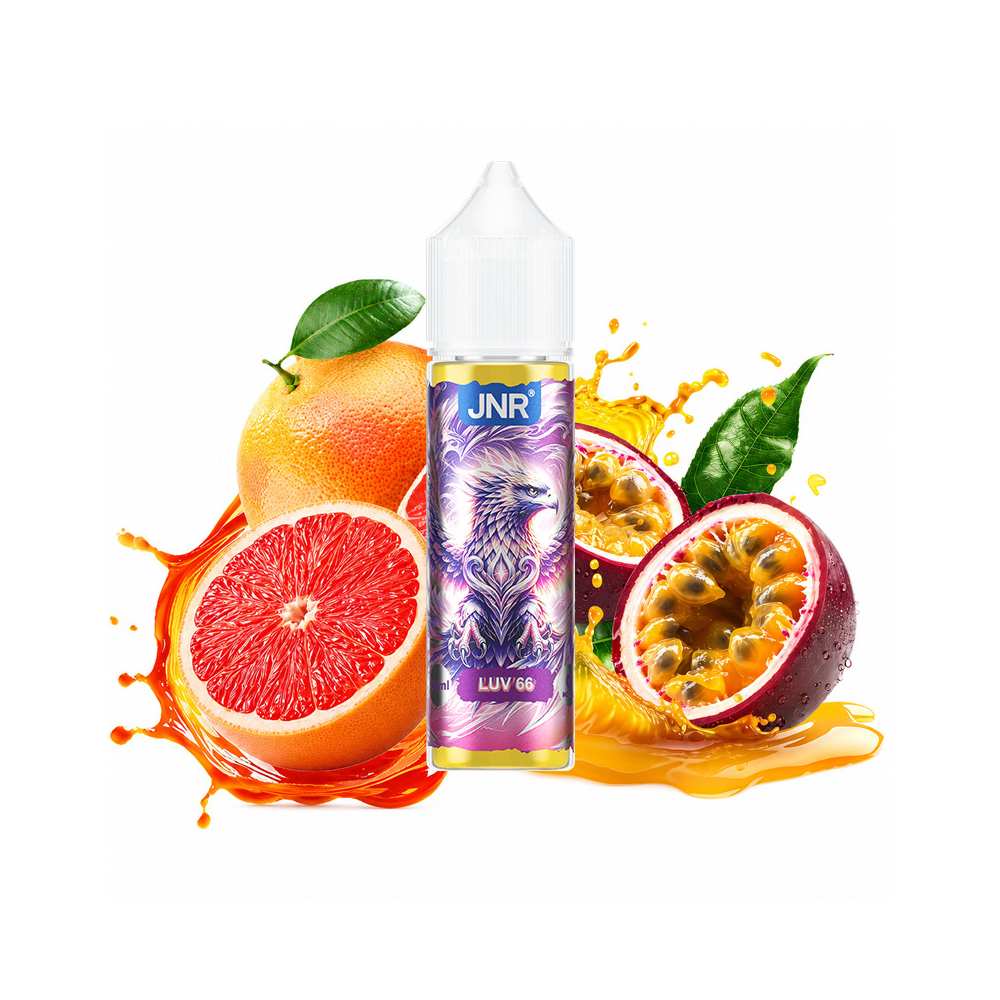 E-liquide Luv 66 50ml JNR - Agrumes Fruit de la Passion E-liquide Luv 66 50ml JNR - Agrumes Fruit de la Passion