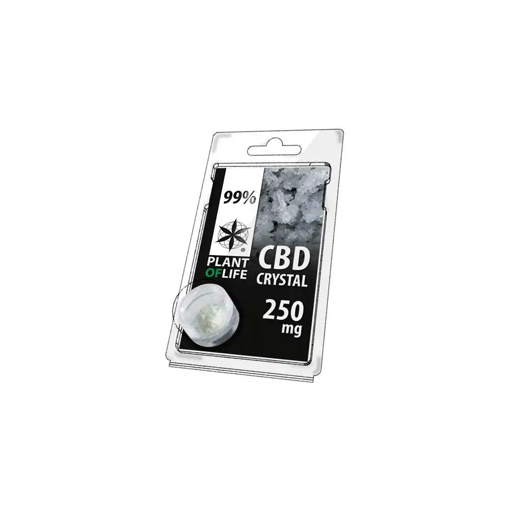 Cristaux de CBD 99% pur 250mg