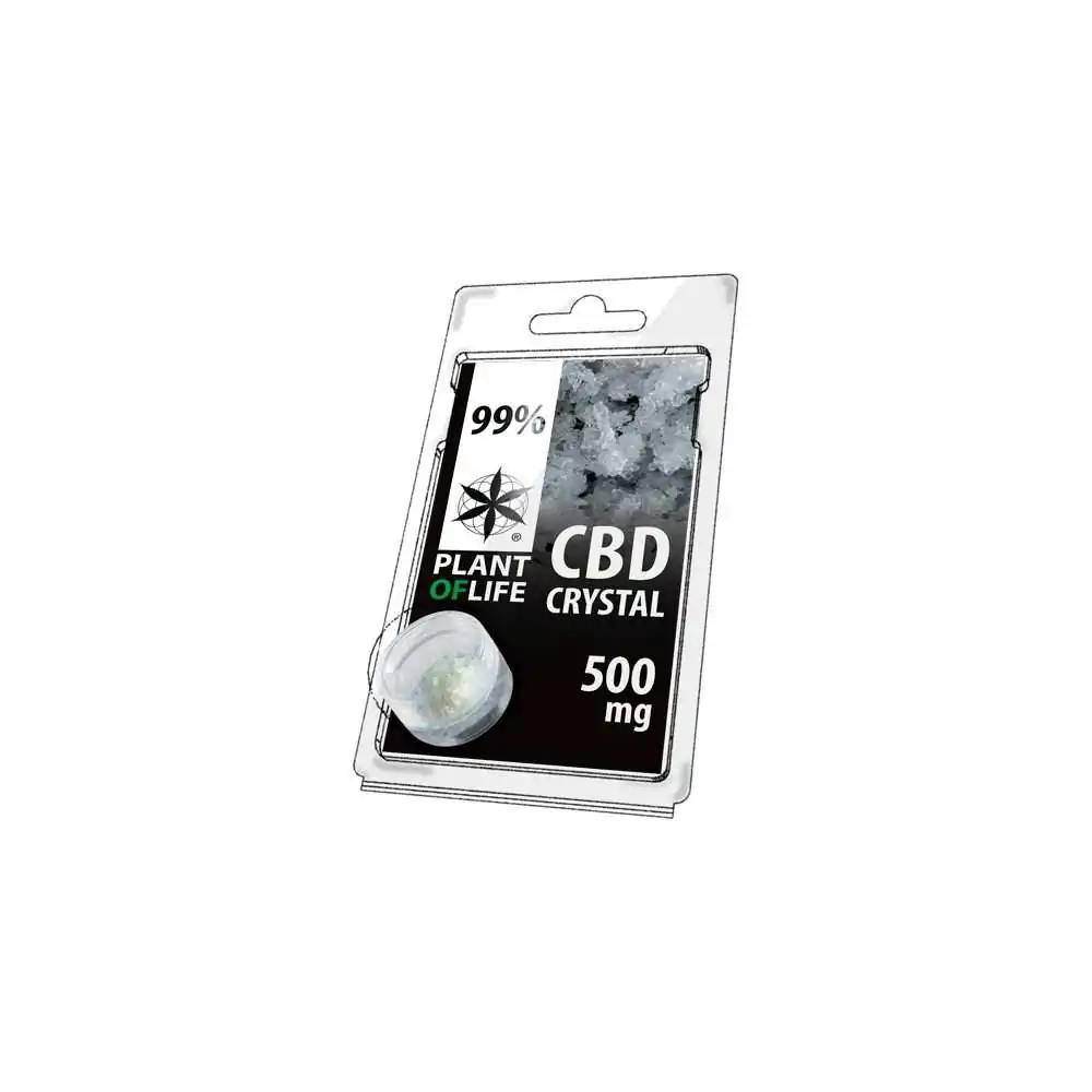 Cristaux de CBD 99% pur 500mg