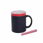 Mug ardoise et céramique avec sa craie