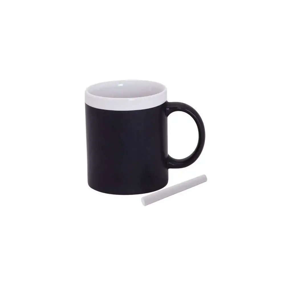 Mug ardoise et céramique avec sa craie