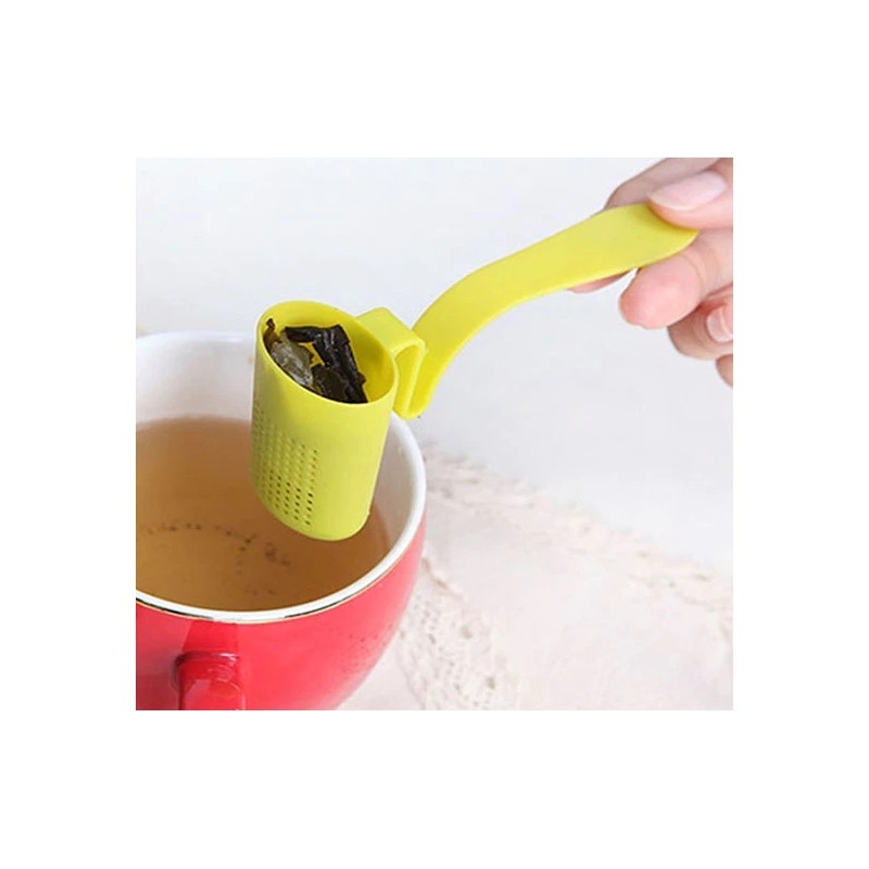 Passoire à Thé Chef Aid - Plastique Blanc - 6 Cm - Pratique Pour Infusions - Utilisation Quotidienne