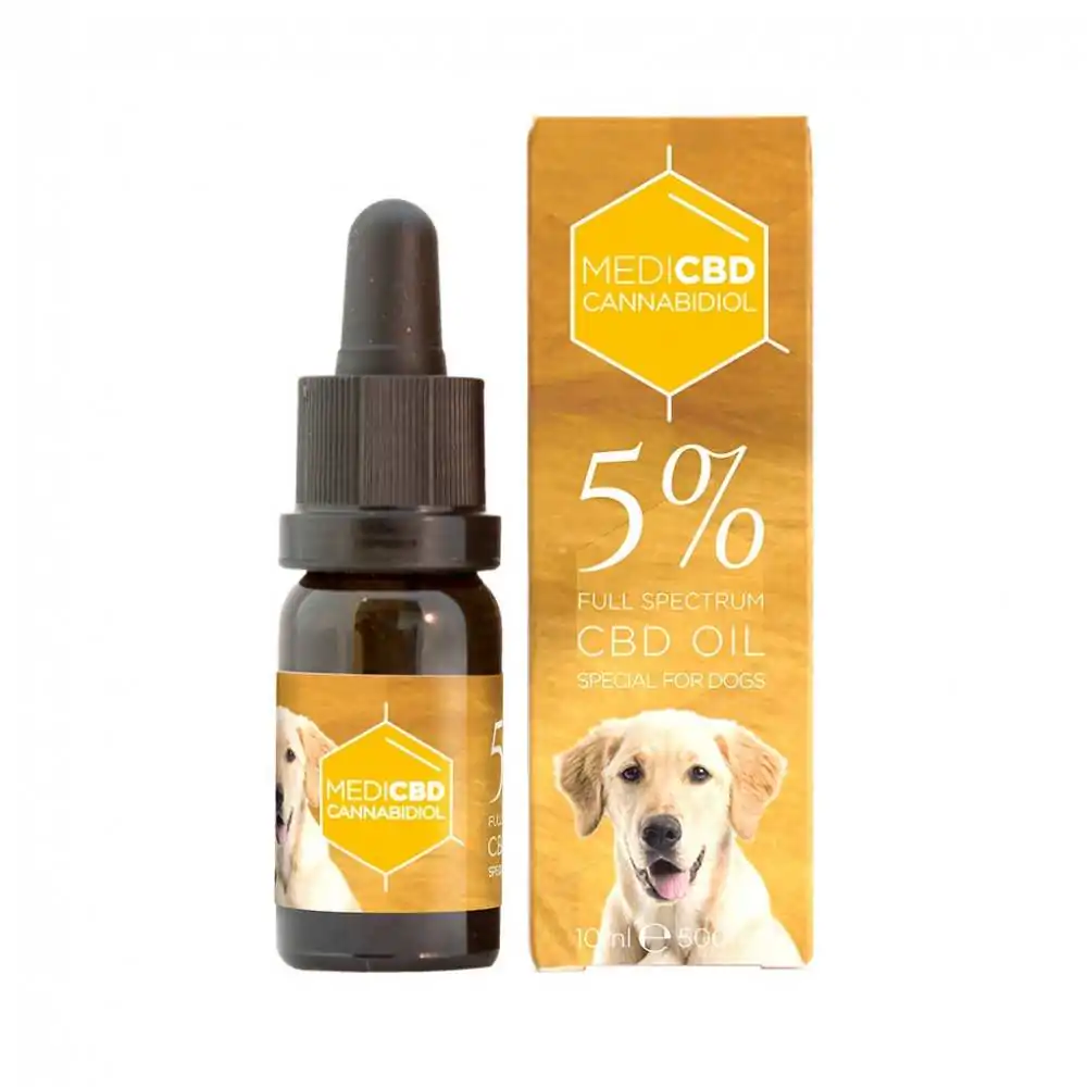 Huile de CBD 5% pour chien