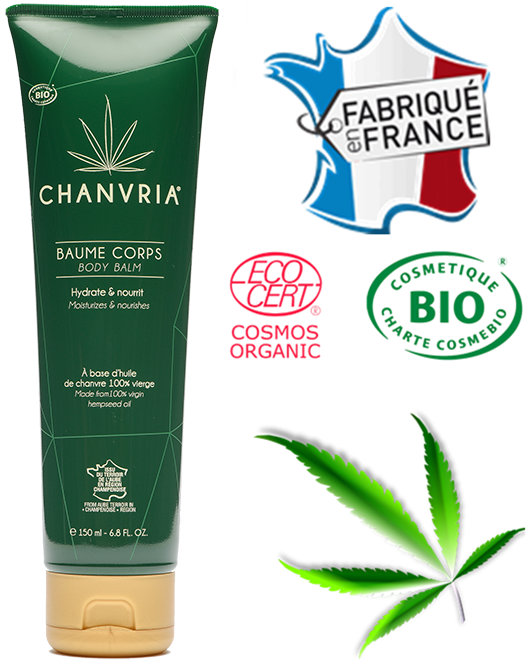 Baume corps huile de chanvre bio | CHANVRIA