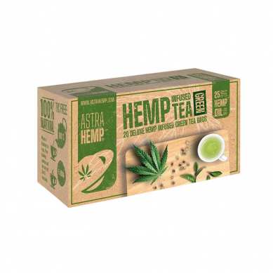 Thé vert 25 mg d'huile de chanvre