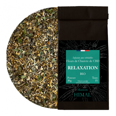 Infusion CBD biologique Relaxation maison Himal