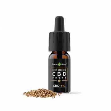 Huile de CBD 3 % à l'huile de chanvre