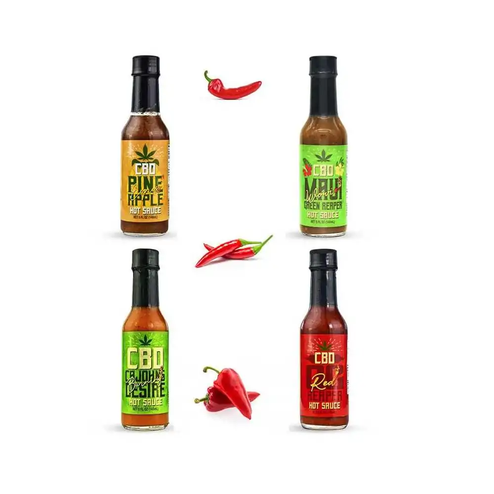 Sauces piquantes au CBD