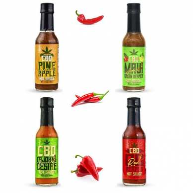 Sauces piquantes au CBD