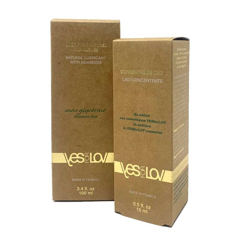 Lubrifiant algues & concentré de CBD | YES FOR LOV