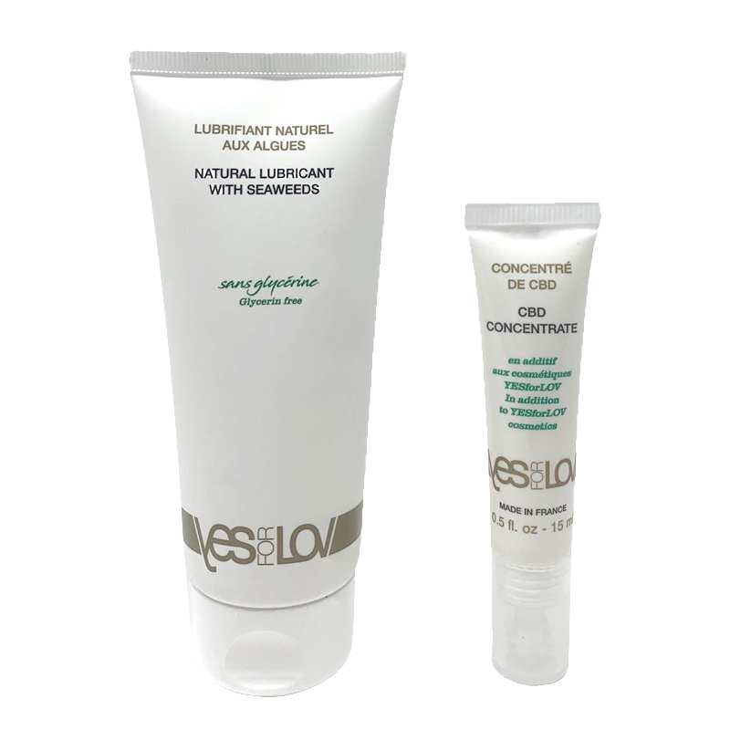 Lubrifiant algues & concentré de CBD | YES FOR LOV