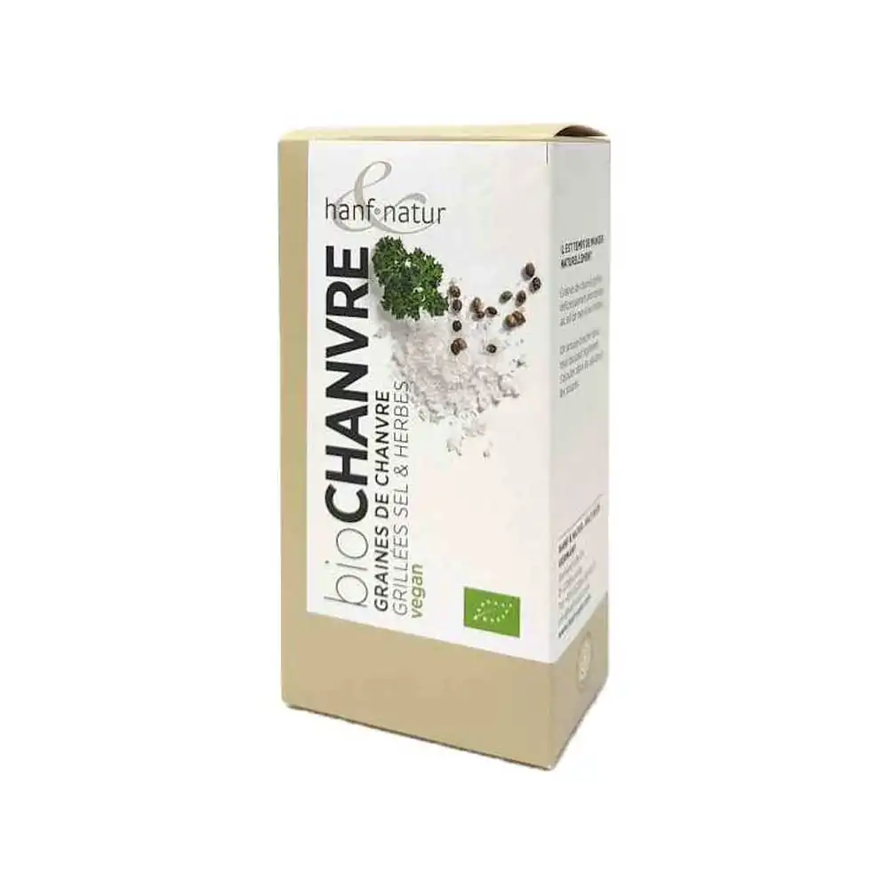 Graines de chanvre grillées sel et herbes 100g