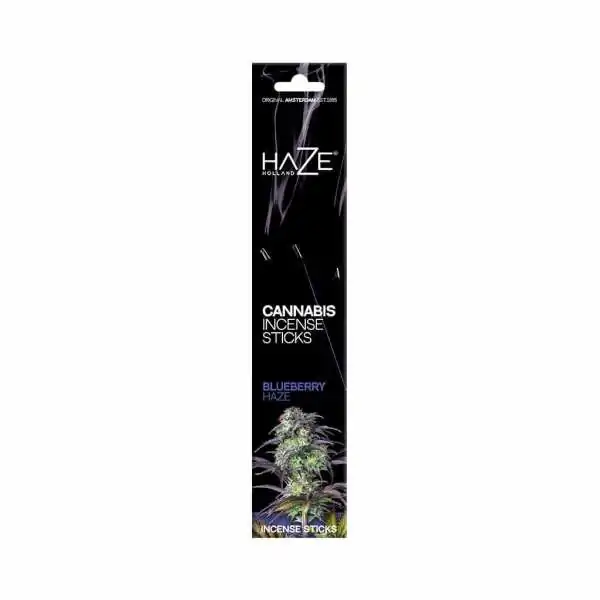 Bâtonnets d'encens au cannabis parfumés au Blueberry Haze