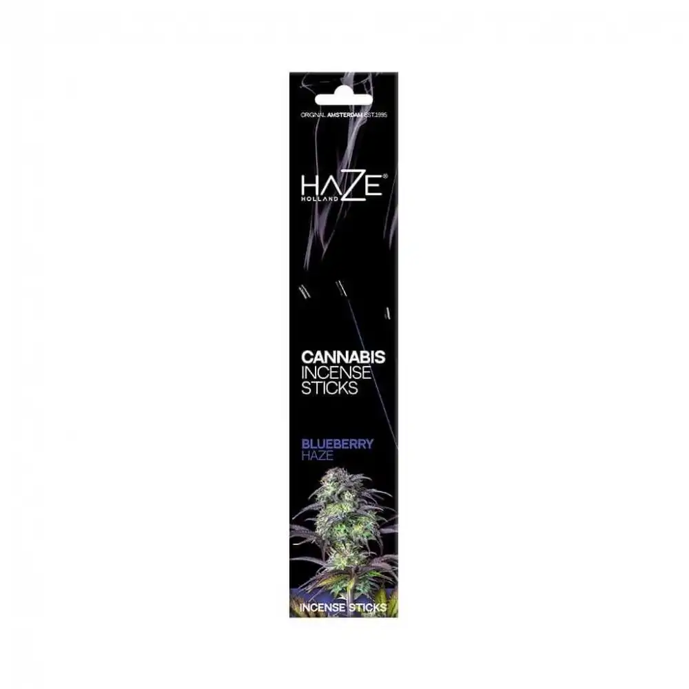 Bâtonnets d'encens au cannabis parfumés au Blueberry Haze