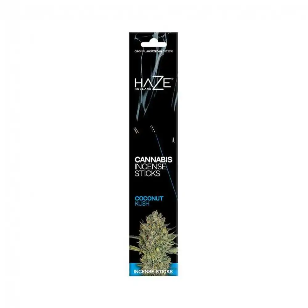 Bâtonnets d'encens au cannabis parfumés au Coconut Kush