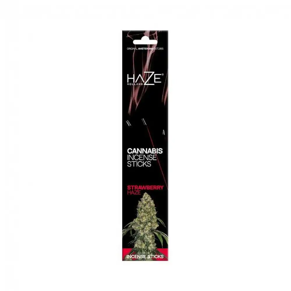 Bâtonnets d'encens au cannabis parfumés au Strawberry Haze