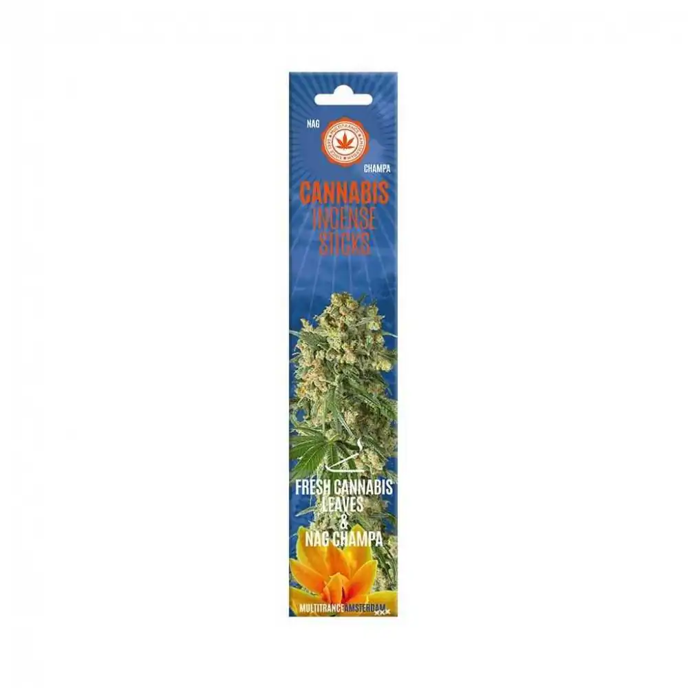 Bâtonnets d'encens au cannabis parfumés au Fresh cannabis Nag Champa