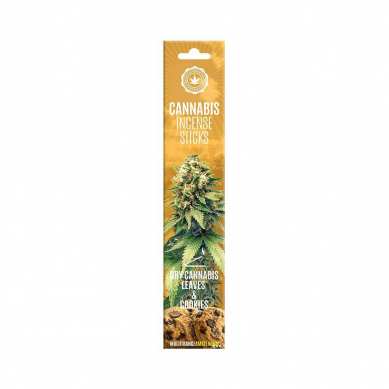 Bâtonnets d'encens au cannabis parfumés au Dry Cannabis et Cookies