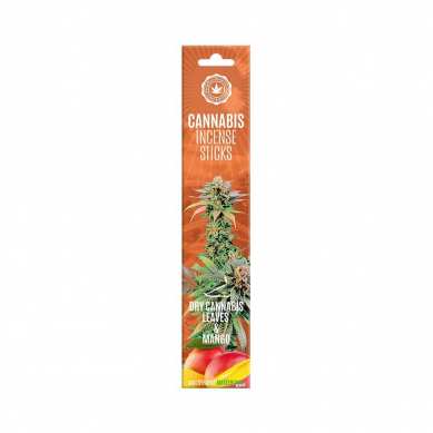 Bâtonnets d'encens au cannabis parfumés au Dry Cannabis et Mango