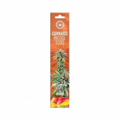 Bâtonnets d'encens au cannabis parfumés au Dry Cannabis et Mango