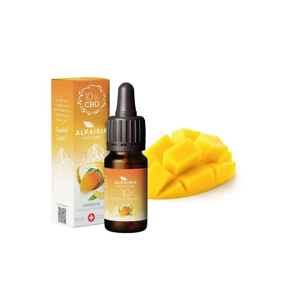 Huile de CBD 10% Alpaisia mangue