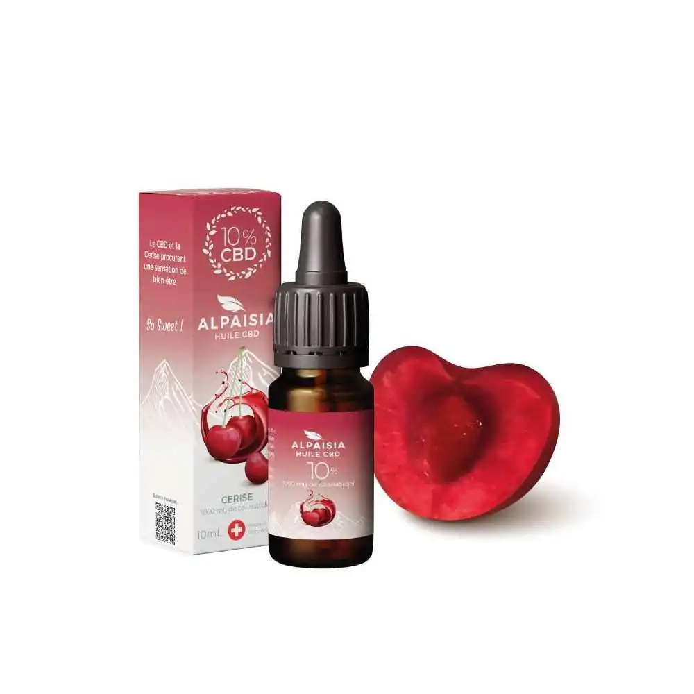 Huile de CBD 10% Alpaisia Cerise