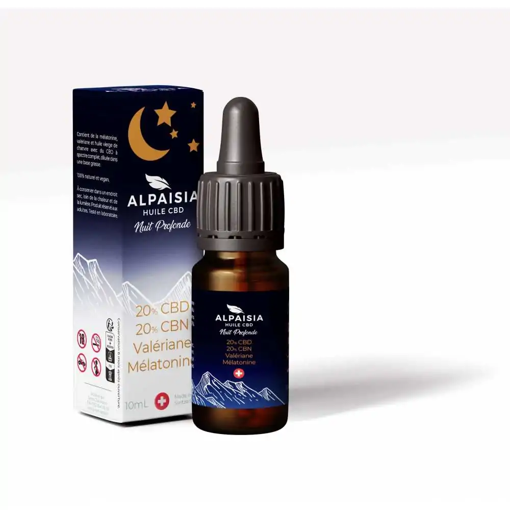 Huile de CBD 20% Alpaisia Nuit Profonde