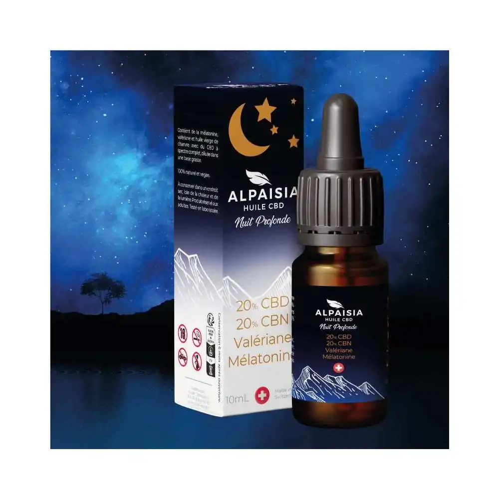 Huile de CBD Alpaisia Nuit Profonde