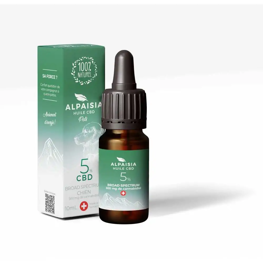 Huile de CBD 5% pour Animaux