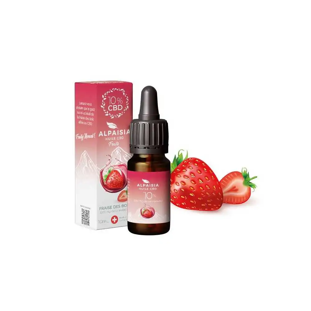 Huile de CBD fruits rouges