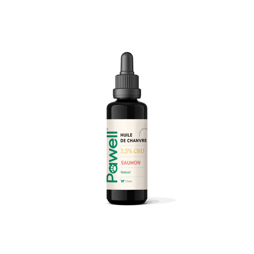 Huile de Chanvre pour Chats 2,5% de CBD