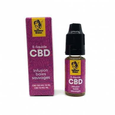 E-liquide INFUSION BAIES SAUVAGE au CBD 150mg - 10ml