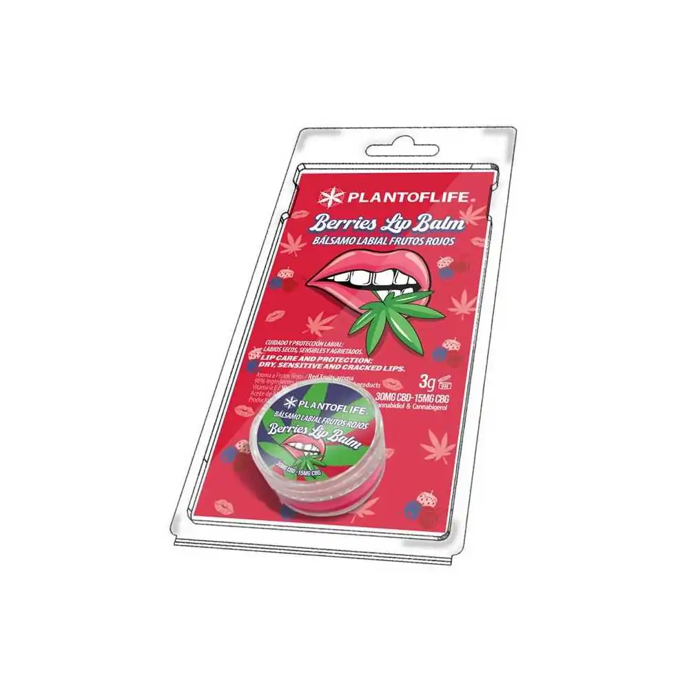 Baume à lèvres BERRIES 1% CBD - 0,5% CBG