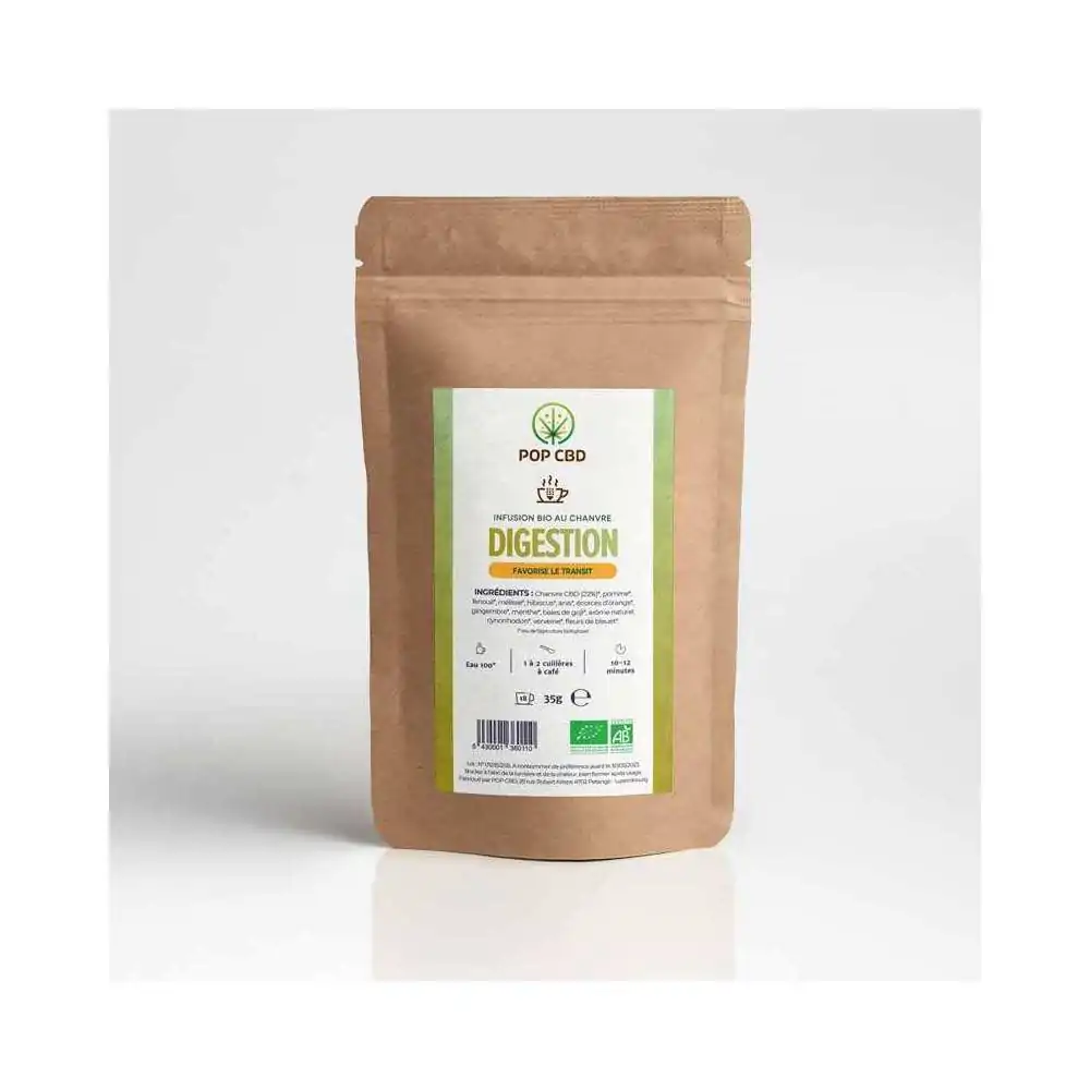 Infusion CBD Tisane de plantes BIO au chanvre 45%, Sommeil ☽ - CBD  Toulouse ® Officiel