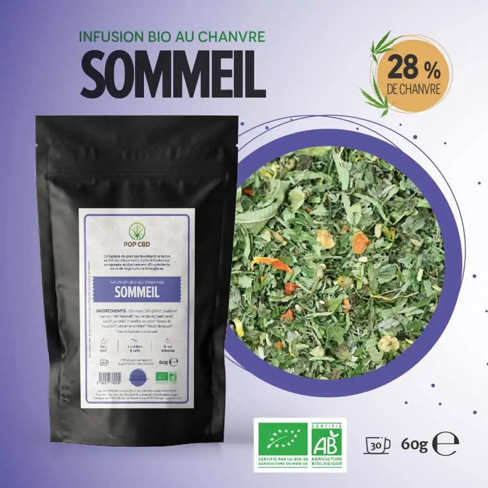 Infusion Bio chanvre SOMMEIL