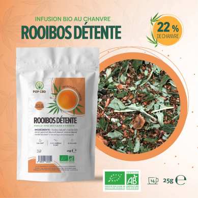 Infusion Chanvre BIO ROOIBOS à la Vanille