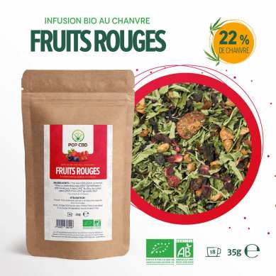 Infusion chanvre FRUITS ROUGES