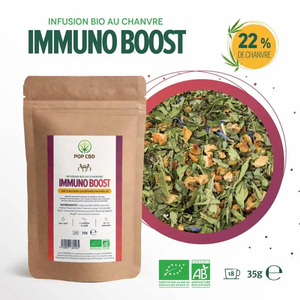 Infusion chanvre IMMUNO BOOST