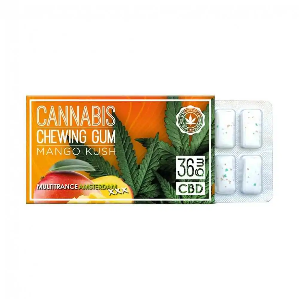 Chewing-gum CBD Mangue