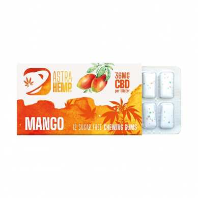 Chewing-gum Astra Hemp CBD Mangue