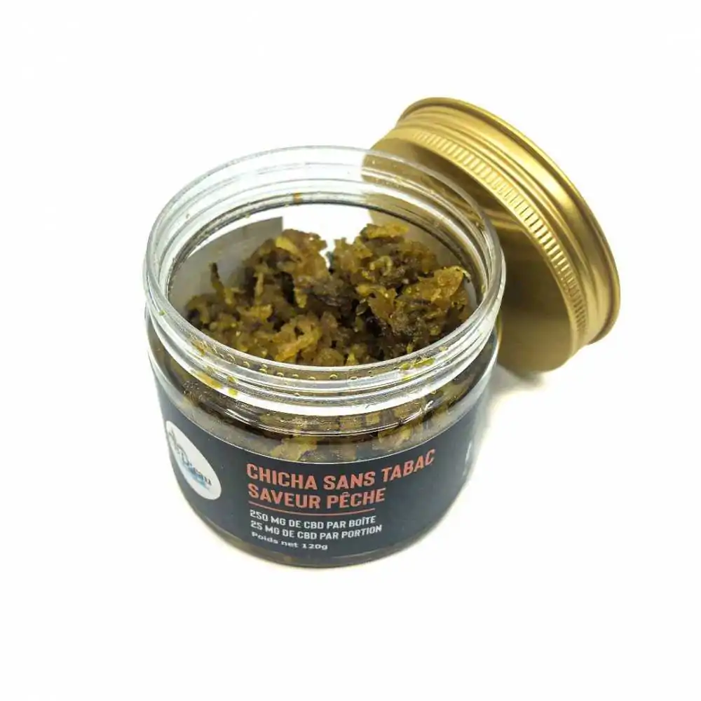 Chicha Sans Tabac CBD 250 mg Pêche