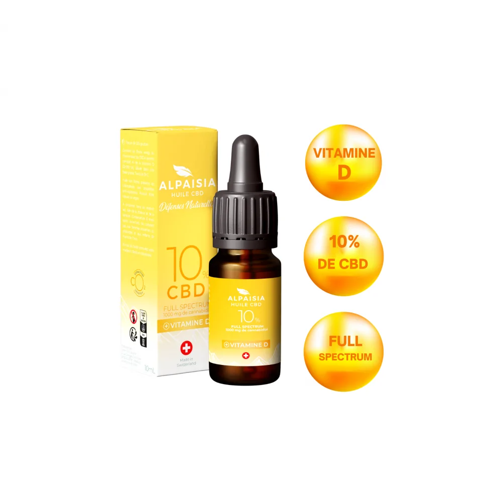 Huile 10% + Vitamine D ALPAISIA