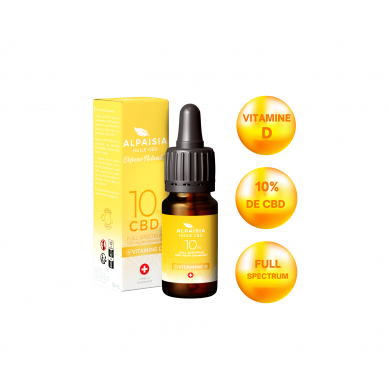 Huile 10% + Vitamine D ALPAISIA