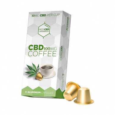 Café MediCBD au CBD 10 mg boîte de 10 capsules