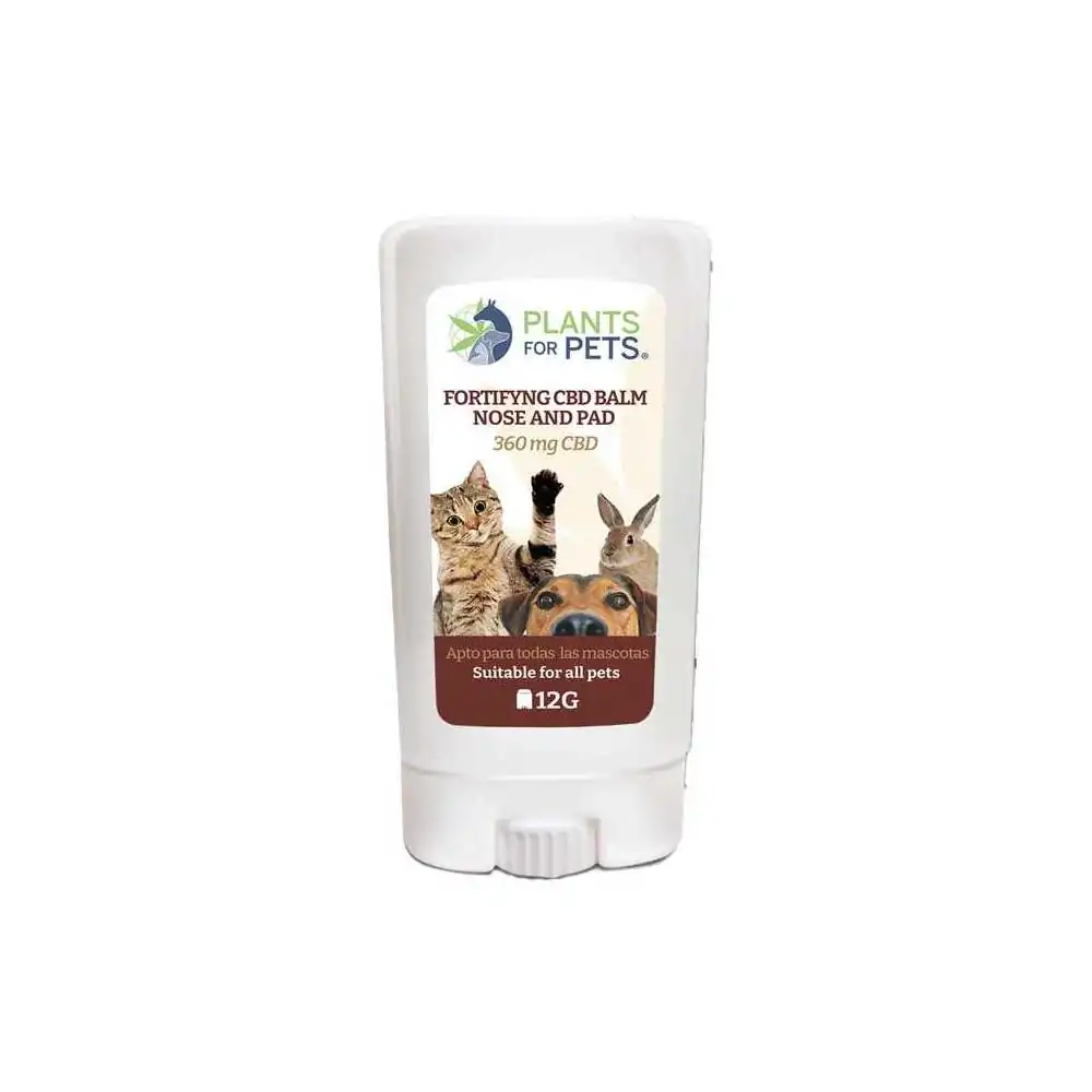 Baume fortifiant pour animaux au CBD plants fot pets