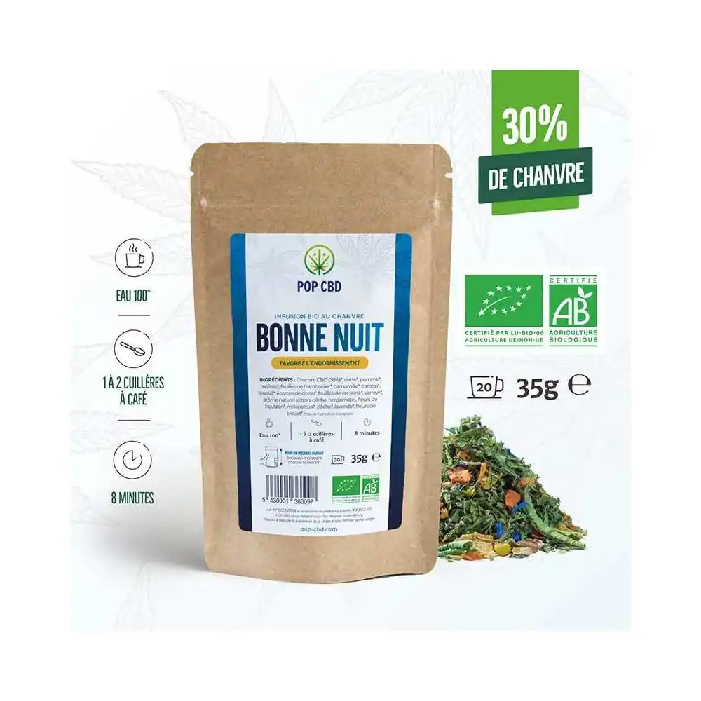 Infusion chanvre BONNE NUIT